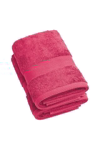 2 toallas de mano - 50 x 100 cm - Fucsia