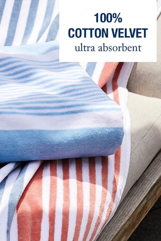 Toalla de playa Guadeloupe - Celeste - 100 x 180 cm