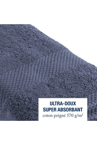 2 toallas de tocador - Azul marino