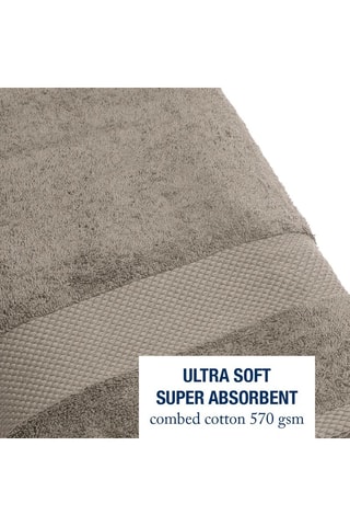 Toalla de baño - Marrón - 70 x 140 cm