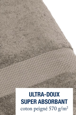 Toalla de baño - Marrón - 70 x 140 cm