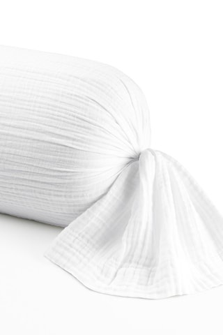 Funda de almohada de gasa de algodón 85 hilos/cm² Uni - Blanco