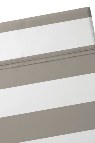 Sábana encimera de satén de algodón 80 hilos/cm² Marinière  - Topo