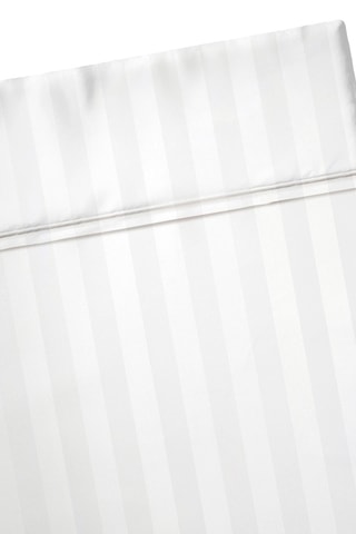 Sábana encimera de satén de algodón 80 hilos/cm²  Dobby - Blanco