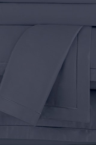 Sábana encimera de satén de algodón 80 hilos/cm²  Uni 1 baratta  - Gris oscuro