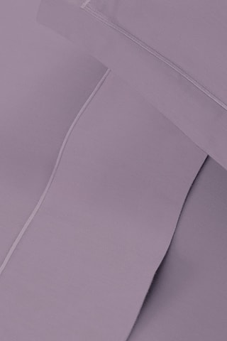 Sábana encimera de satén de algodón 80 hilos/cm²  Uni 1 baratta - Violeta