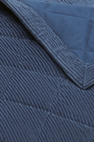 Colcha de pana Diamond - Azul