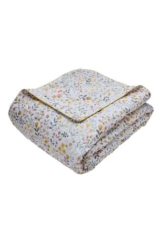 Colcha de satén de algodón 80 hilos/cm² Havre d'ambre - Blanco