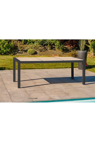 Conjunto de jardim Venise - 6 lugares - Cadeirões empilháveis