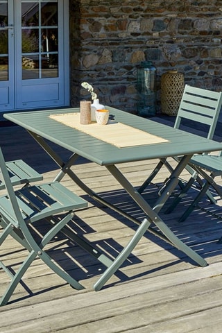 Conjunto de jardim dobrável Marius - 4 lugares