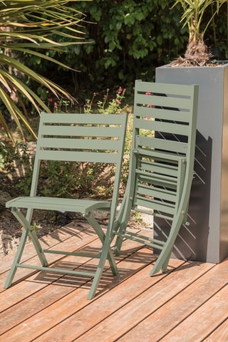 Conjunto de jardim dobrável Marius - 4 lugares