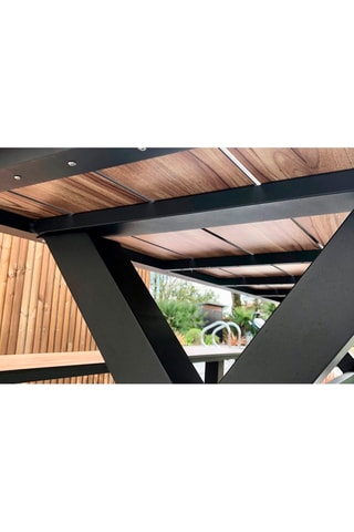 Mesa de jardim com bancos Vancouver - Antracite