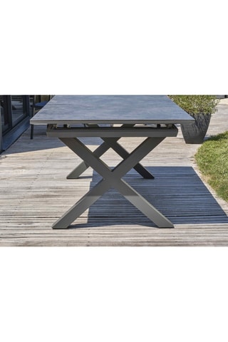 Mesa extensível de 8/10 lugares Floride - 180/240 x 77 x 100 cm