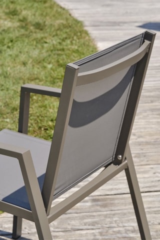 2 cadeirões Floride Castanho e cinzento