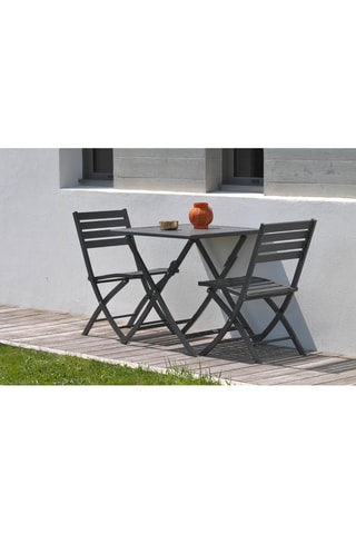 Conjunto de jardim dobrável Marius - 2 lugares