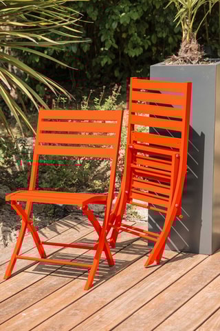 Conjunto de jardim dobrável Marius - 4 lugares