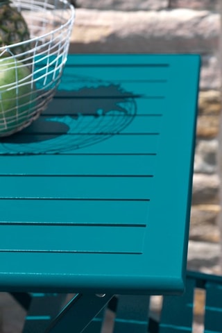 Mesa de jardim de 2 lugares dobrável Marius - 70 x 70 x 73 cm