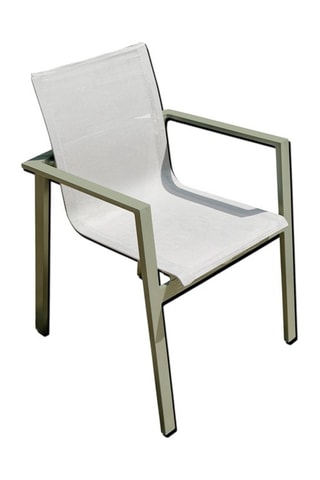 Cadeirão de jardim dobrável Miami - Caqui e cinzento