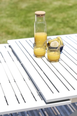 Mesa extensível de 8/10 lugares Floride - 180/240 x 77 x 100 cm