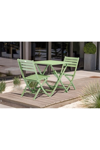 Conjunto de jardim dobrável Marius - 2 lugares