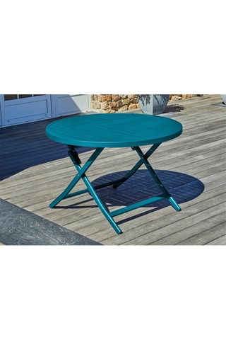 Conjunto de jardim redondo Marius - 4 lugares