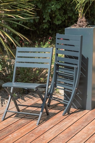 Conjunto de jardim redondo Marius - 4 lugares