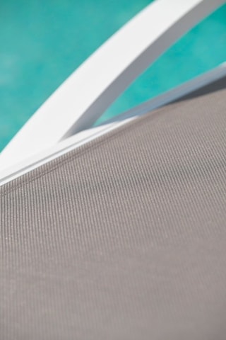 2 espreguiçadeiras empilháveis Barcelona - 195 x 74 x 32 cm