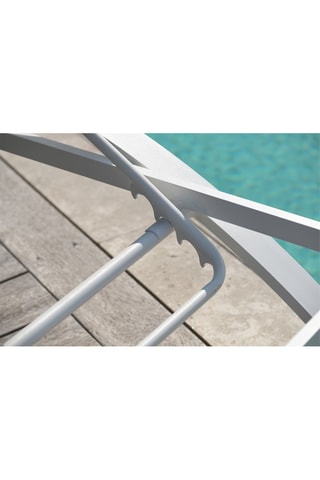 2 espreguiçadeiras empilháveis Barcelona - 195 x 32 x 74 cm