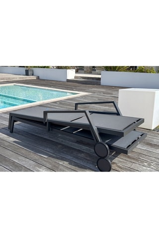 2 espreguiçadeiras Ibiza - 210 x 75 x 50 cm