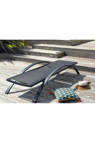 Espreguiçadeira empilhável Barcelona - 195 x 32 x 74 cm