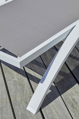 Espreguiçadeira empilhável Barcelona - 195 x 32 x 74 cm