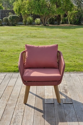 Conjunto de jardim em madeira de acácia Bahia - 4 lugares