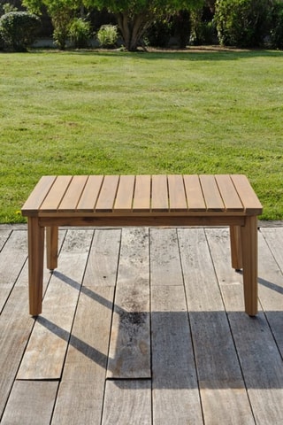 Conjunto de jardim em madeira de acácia Bahia - 4 lugares