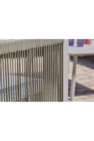 Conjunto de jardim de canto Manosque 7 lugares