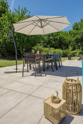 Guarda-sol descentrado Malaga - Diâmetro tecido 3 m