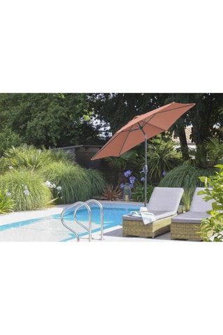 Guarda-sol redondo Marbella - 6 m² - Diâmetro tecido 270 cm