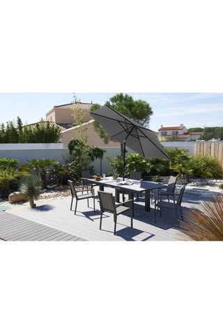 Guarda-sol com manivela - Diâmetro tecido 2,7 m