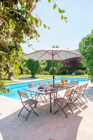 Guarda-sol com manivela - Diâmetro tecido 2,7 m