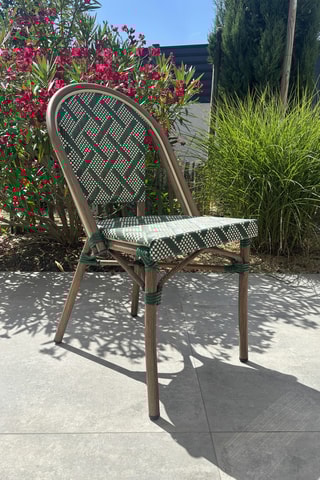 Cadeirão de jardim Bistro - Verde - Textileno