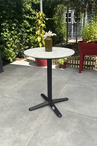 Mesa de jardim redonda Bistro - 60 x 74 cm