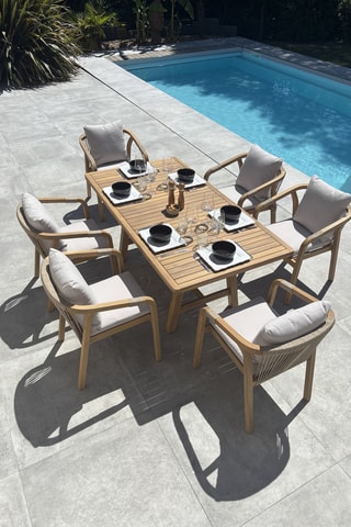 Conjunto de jardim Serena - Até 4 lugares