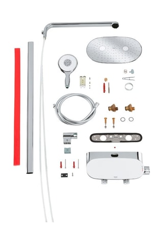 Ensemble de douche avec thermostatique mural Rainshower System Smartcontrol 360