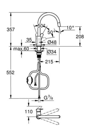 Grifo de fregadero Start Edge