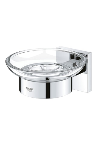 Jabonera con soporte mural Start Cube - Acabado brillante