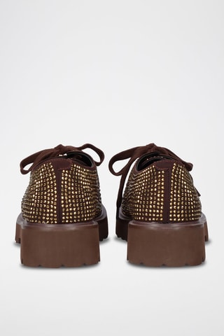 Leren Derby's - Bruin