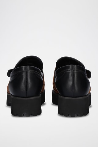 Platform Mocassins - Zwart