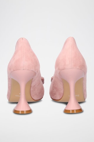 Décolleté in pelle -  Rosa