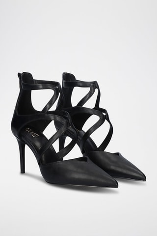 Décolleté con tacco - Nero