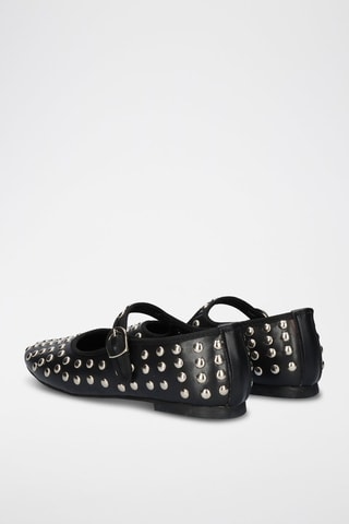 Leren Mary Janes - Zwart