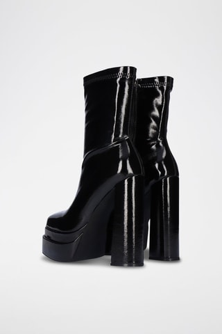 Platform Enkellaarzen Zwart